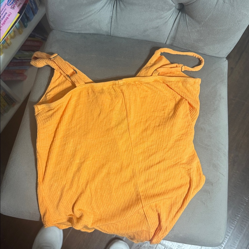 Wild Fable Mustard Ribbed Top - Picture 3 of 4